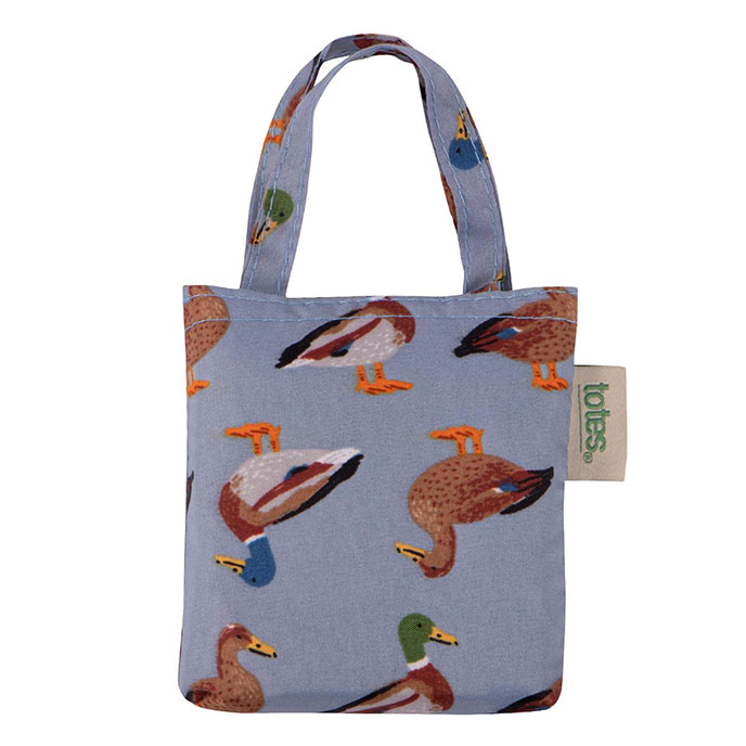 totes Recycled Shopping Bag Duck Print  Extra Image 2